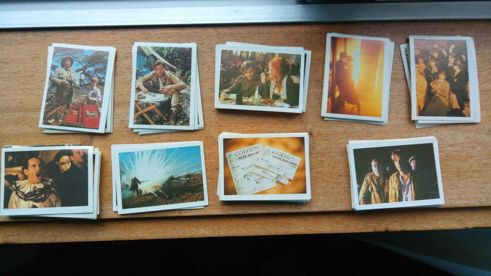 Colecção cromos Indiana Jones 1992