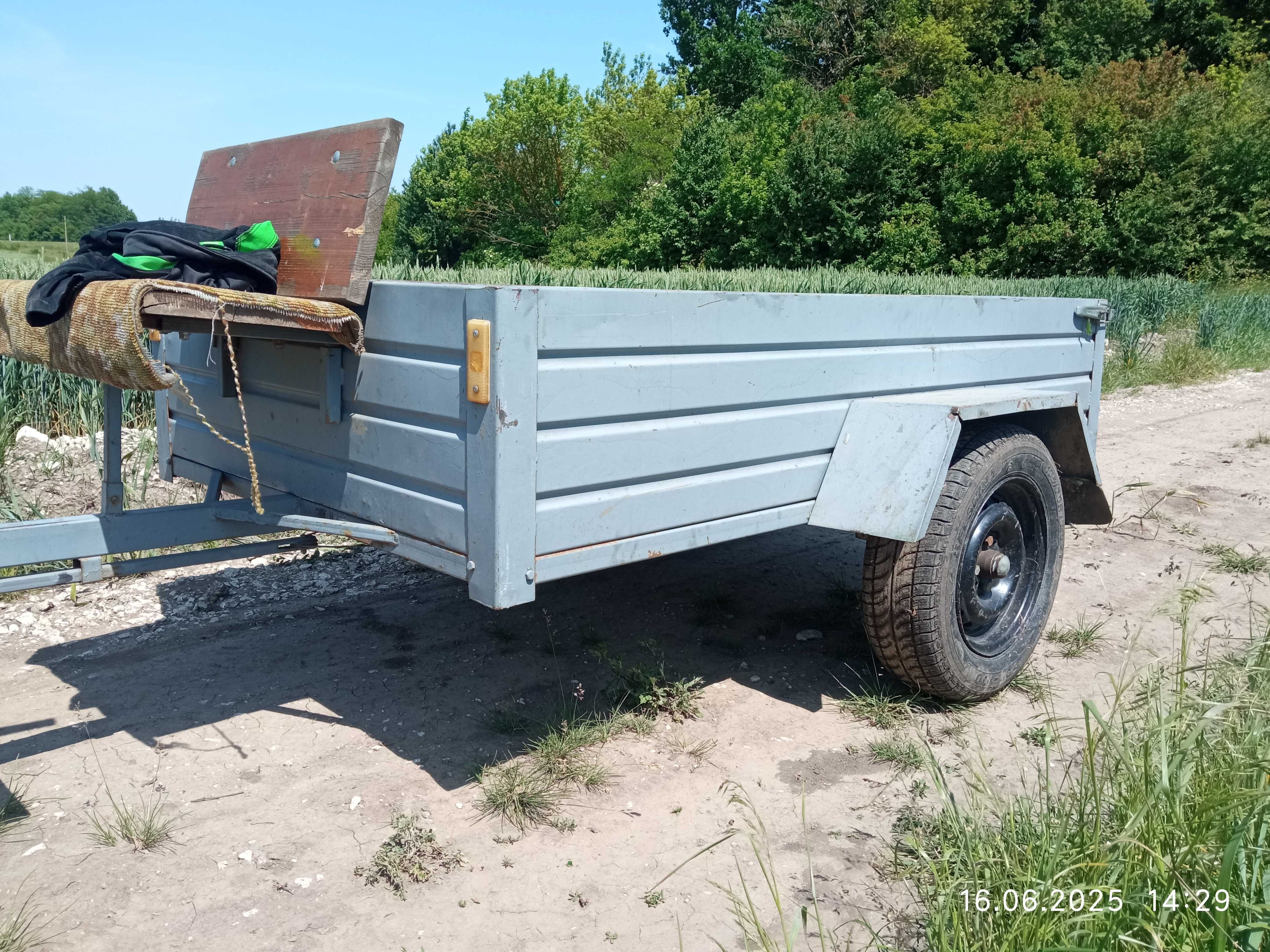 Мотоблок зубр 8 к.с з причепом і фрезою
