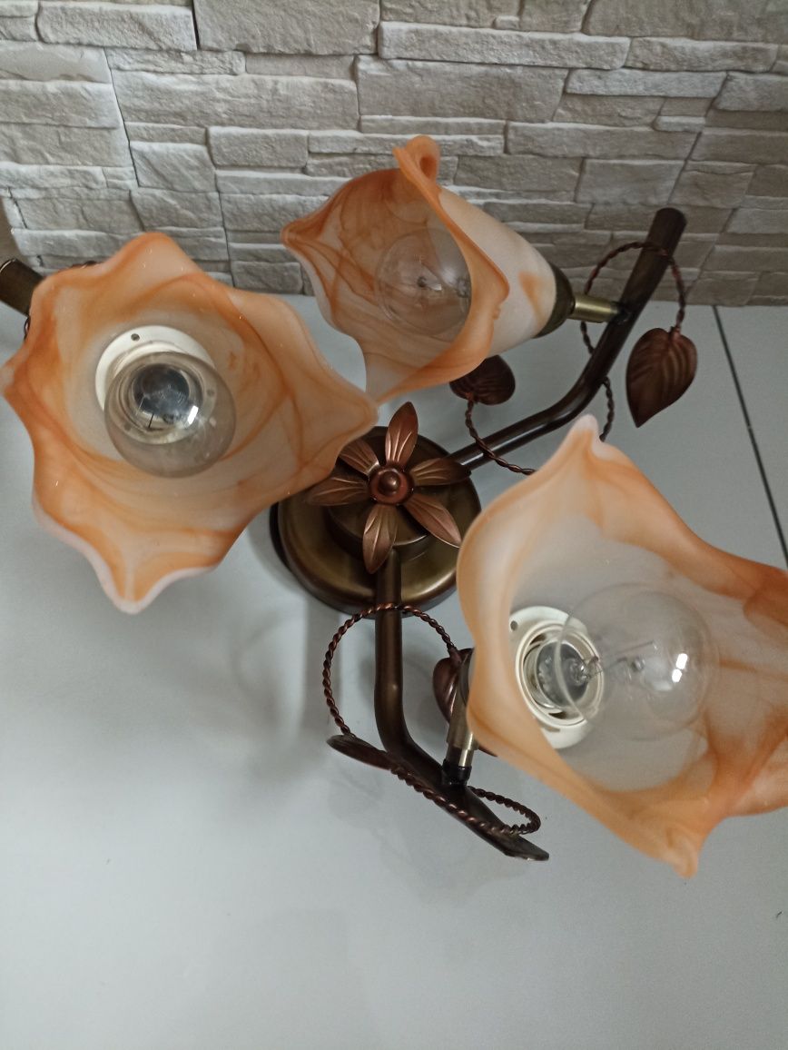 Lampa pokojowa  do salonu 3 klosze