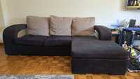 Sofa com chaise longue