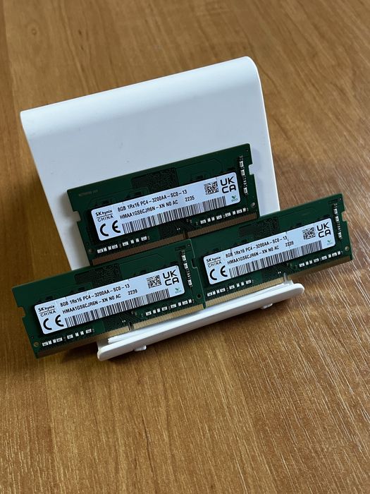 Оперативна памʼять для ноутбука SK hynix 8GB 3200MHz. (DDR4-DDR3-DDR2)