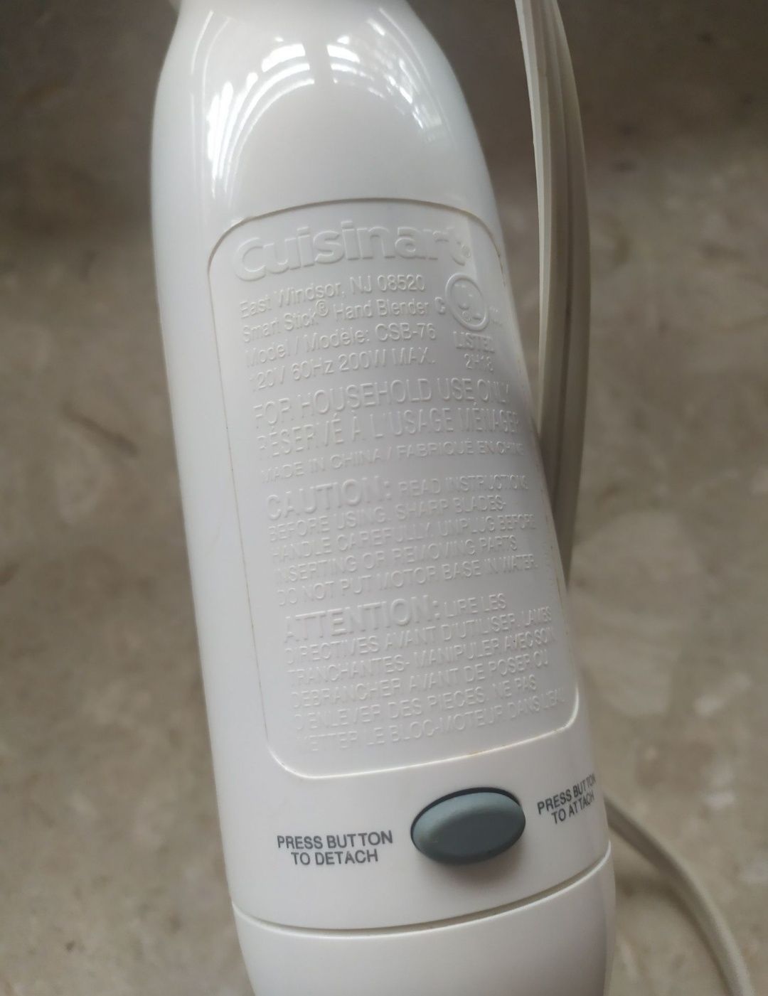 Blender ręczny marki Cuisinart