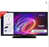Telewizor Telefunken Smart TV 24 Cali HD LED DVB-T2 Netflix Youtube