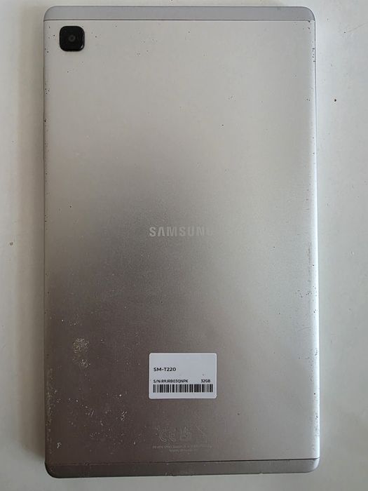 Samsung Galaxy Tab A7 com ecrã partido