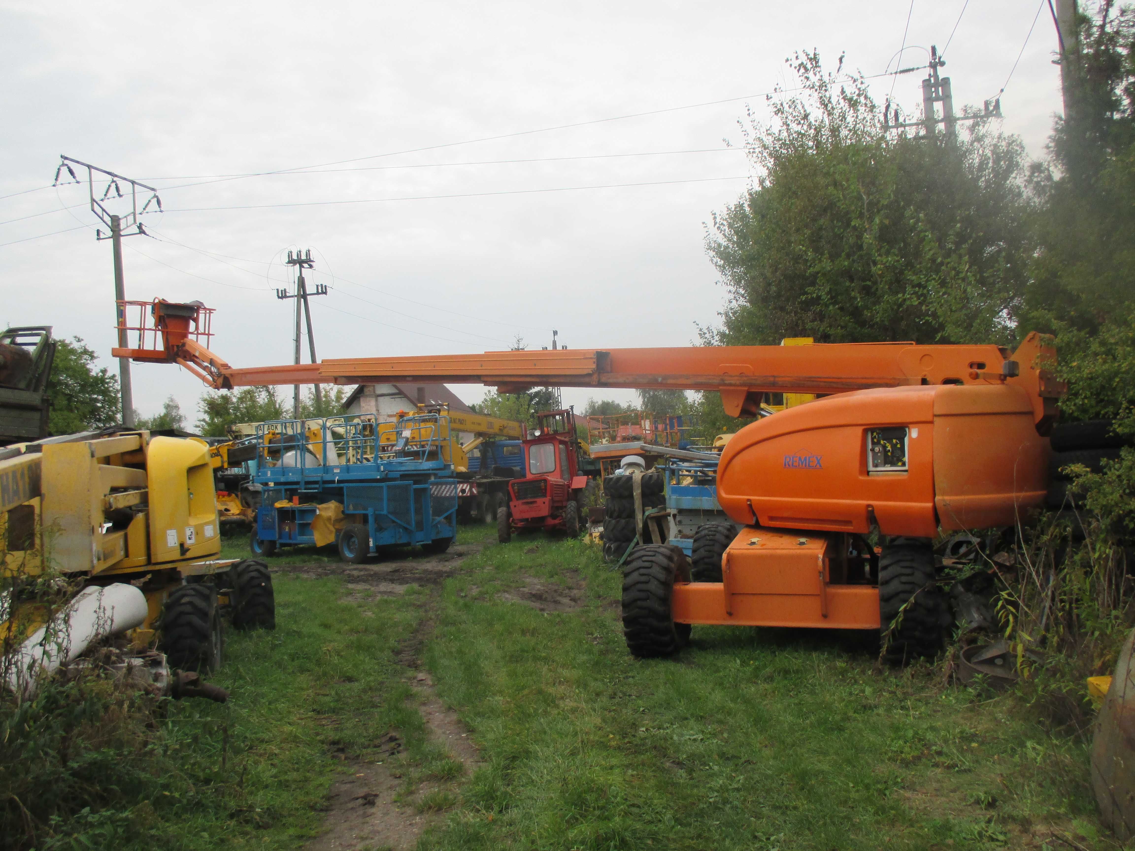 podnośnik koszowy teleskop zwyżka 23m. jlg genie haulotte wynajem