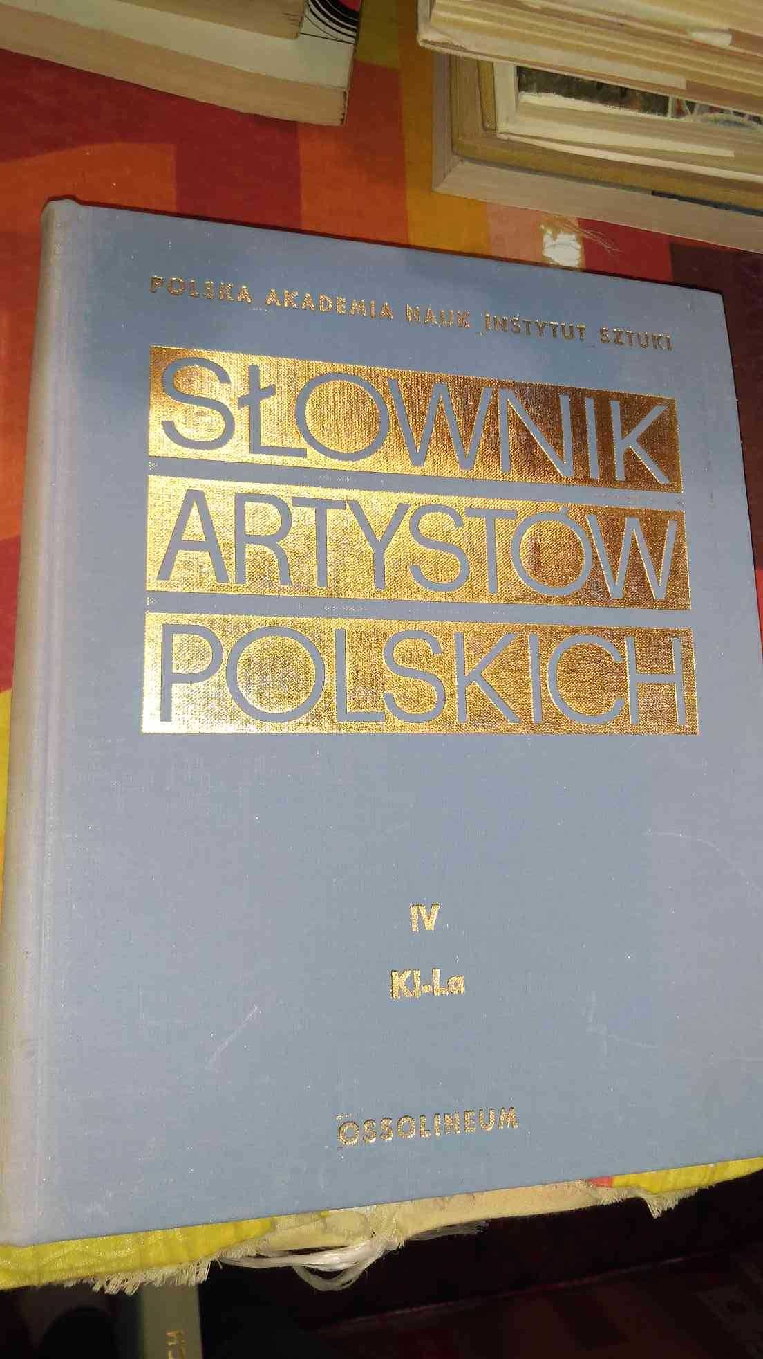 Słownik Artystów Polskich tom III i IV