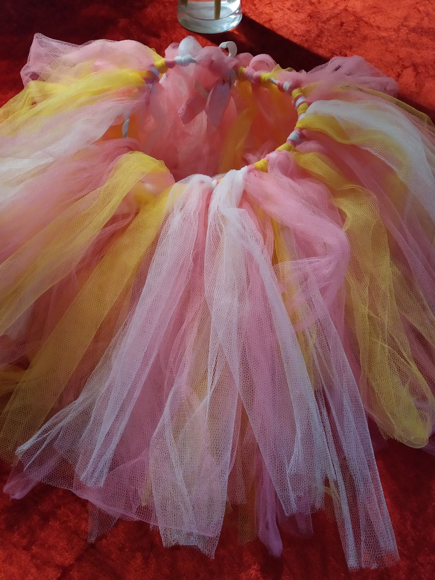 Tiulowa spódnica baletnica