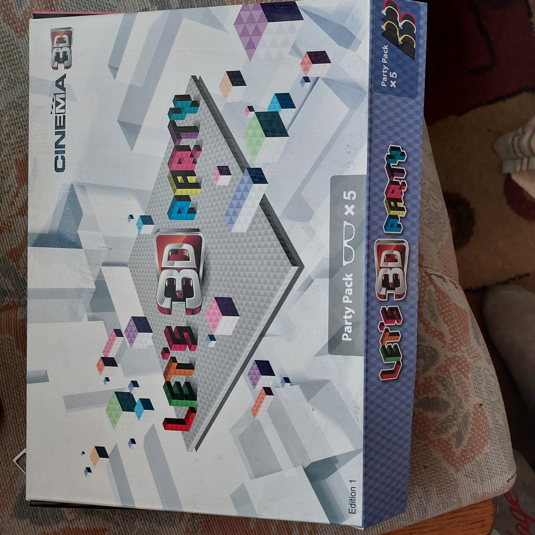 Okulary 3D 5 sztuk