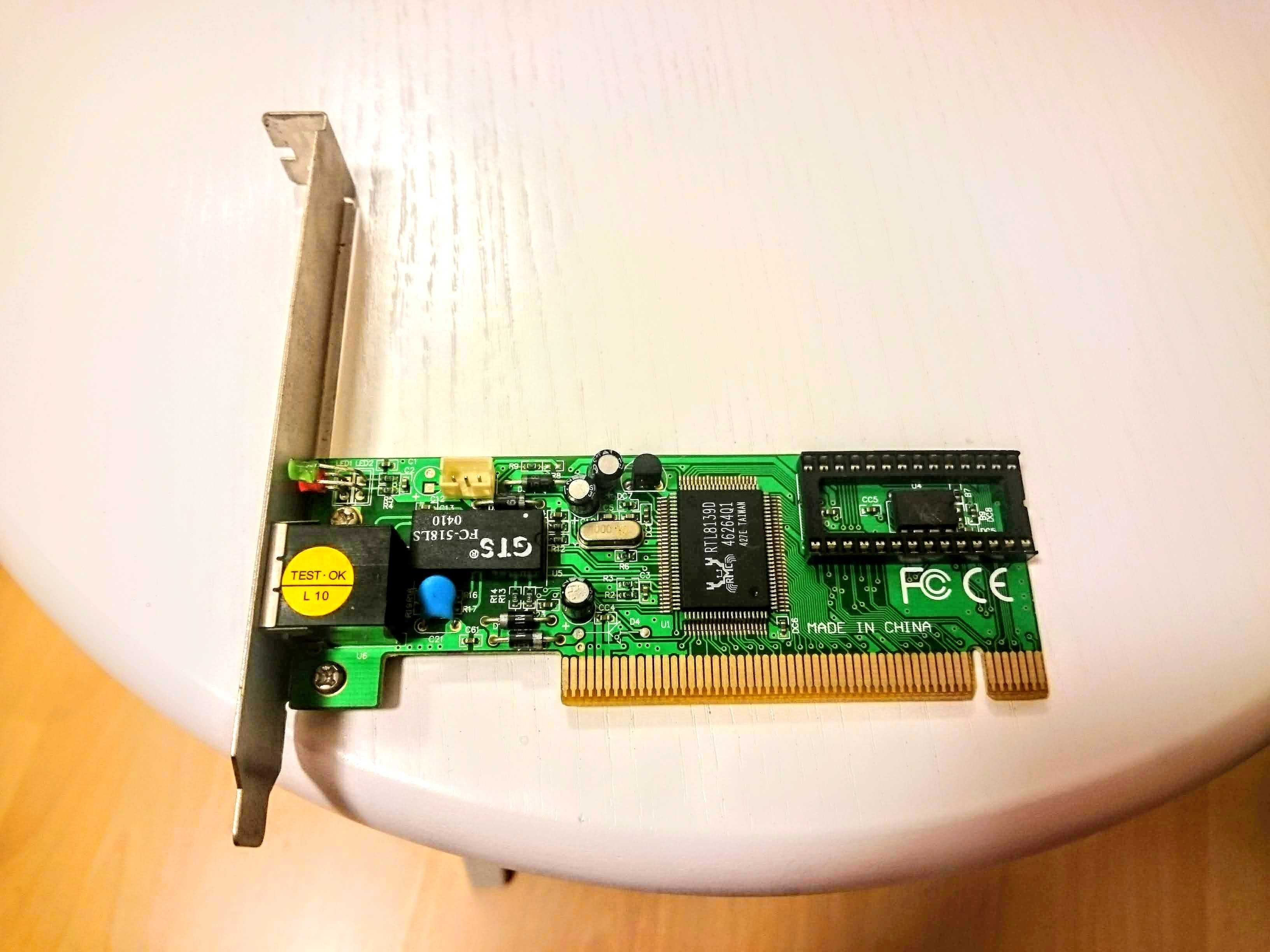 Б/в мережева карта NIC-R1 (lan card PCI) для ПК, 100 Mb