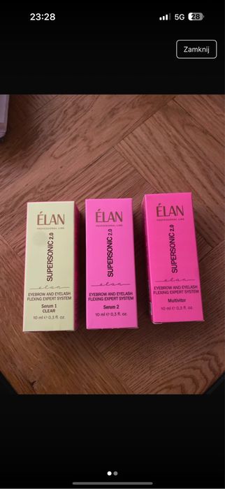 Elan supersonic serum 1 serum 2 multivitor