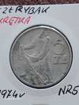 5 złotych Rybak 1974 r. nr. 5 - Skrętka