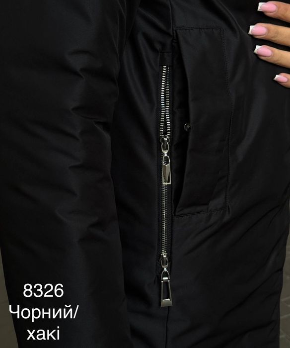 Жіноча двостороння куртка пальто 2 в 1 осінь зима