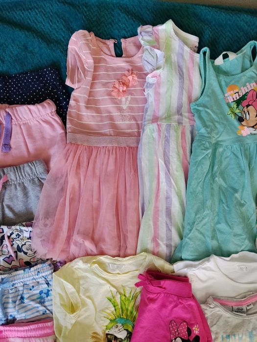 Sukienki, bluzki i spodnie komplet 110