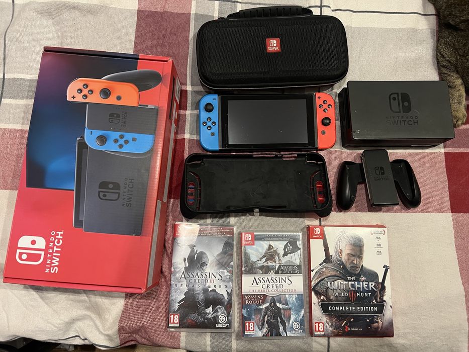 Konsola Nintendo Switch V2 (Xbox,Playstation,Psp,gry)