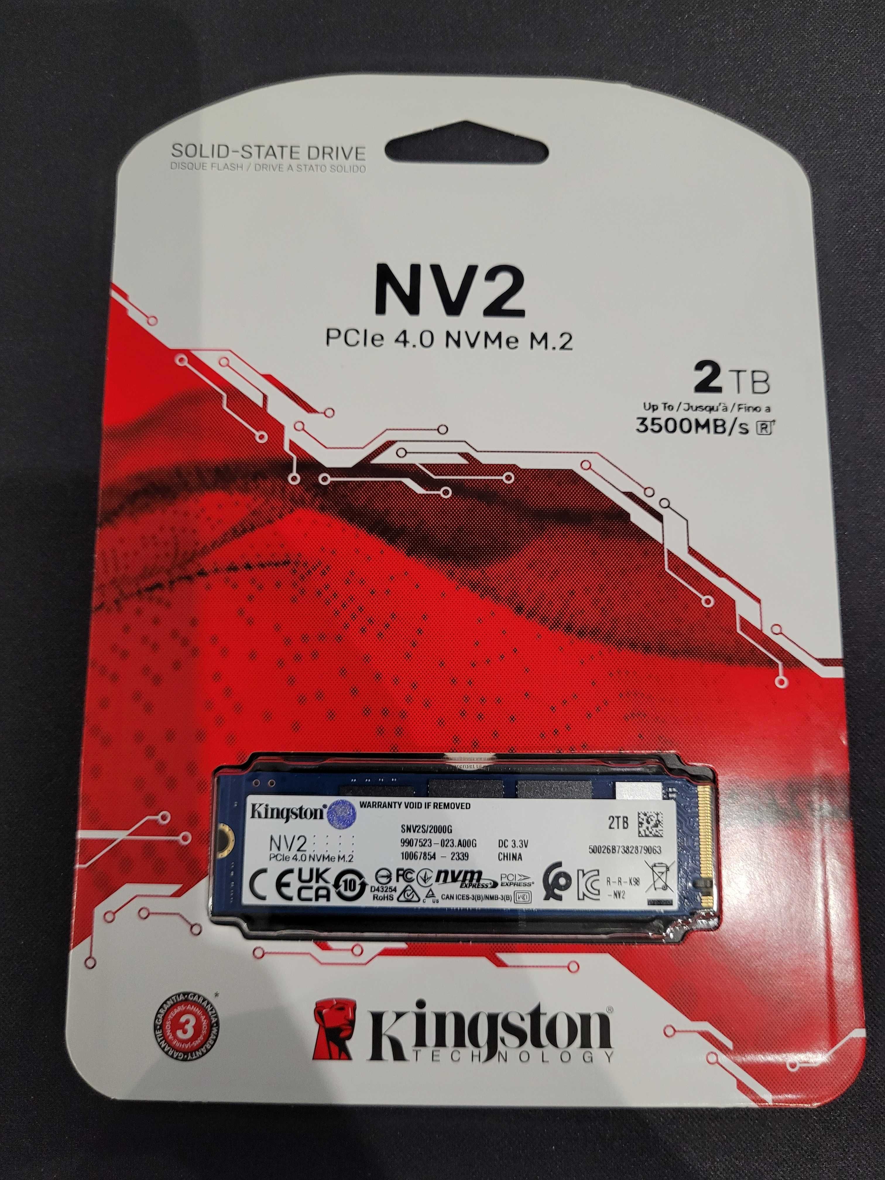 SSD Kingston NV2 2TB nvme Nowy