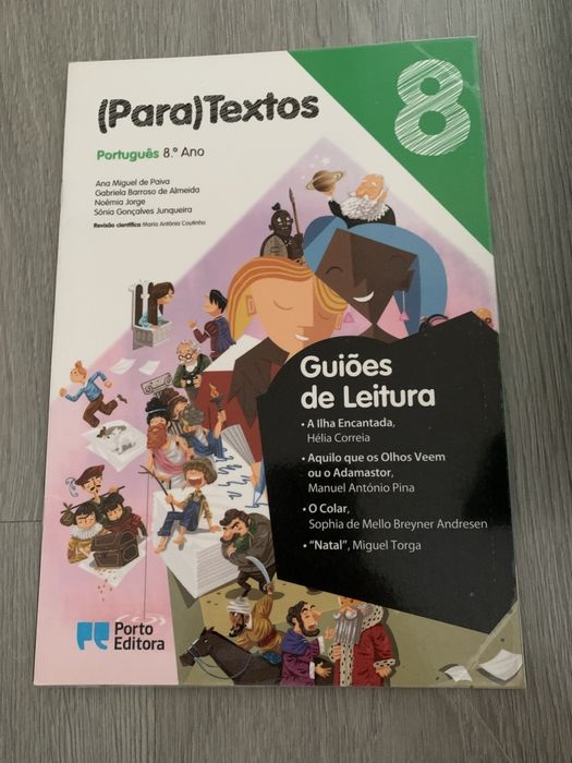 (Para)Textos Português 8°ano-caderno de atividades e guiões de Leitura