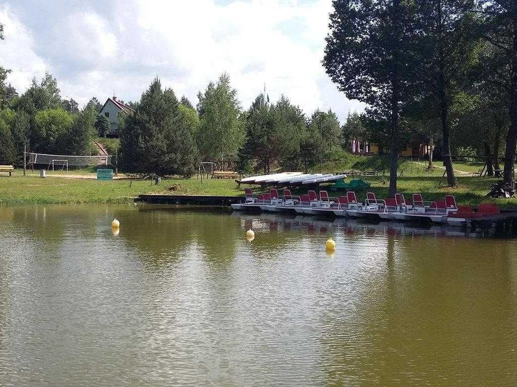 domek letniskowy nad jeziorem Wilkasy Zalesie koło Giżycko