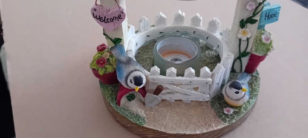 Vela suspensa Yankee Candle com tema de Primavera 25 cm de altura