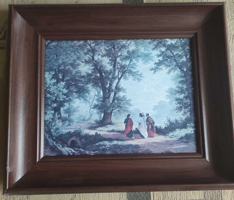 Sprzedam obraz Droga do Emmaus R.Zund