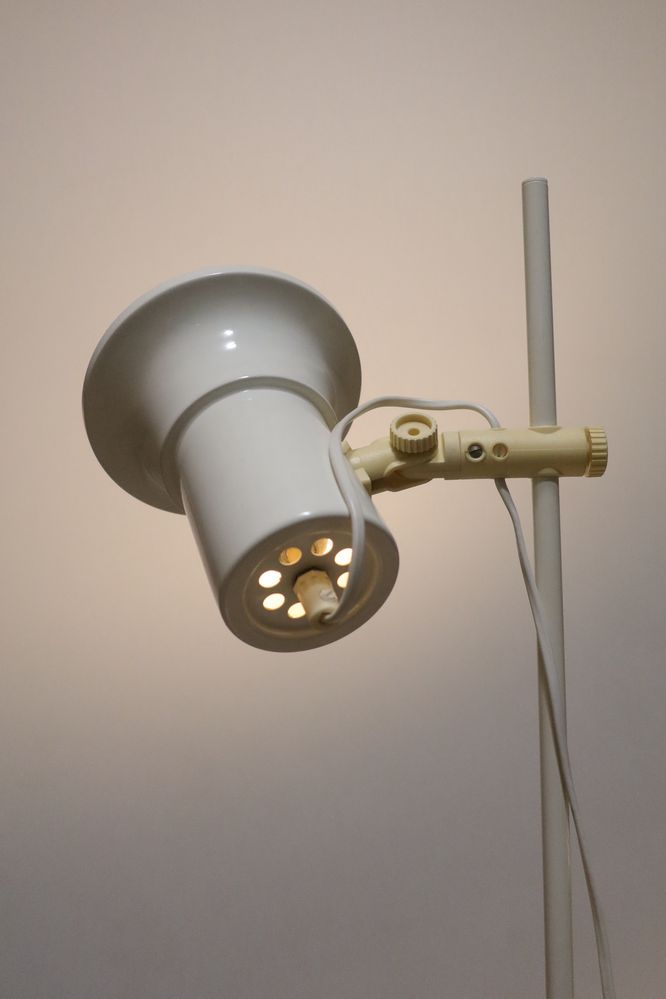Duńska lampa podłogowa 1960 vintage retro loft stojąca