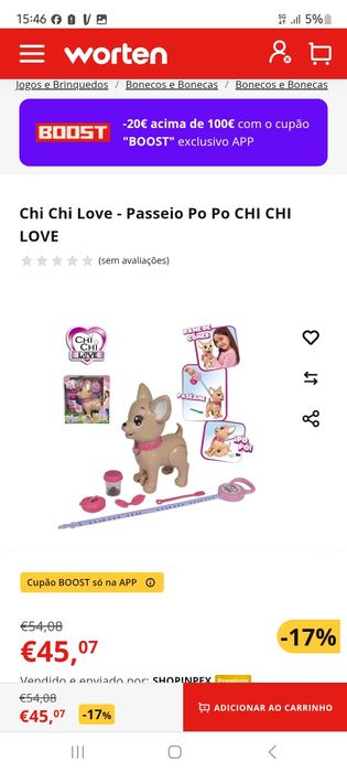Cão chi chi love poo poo puppy Simba
