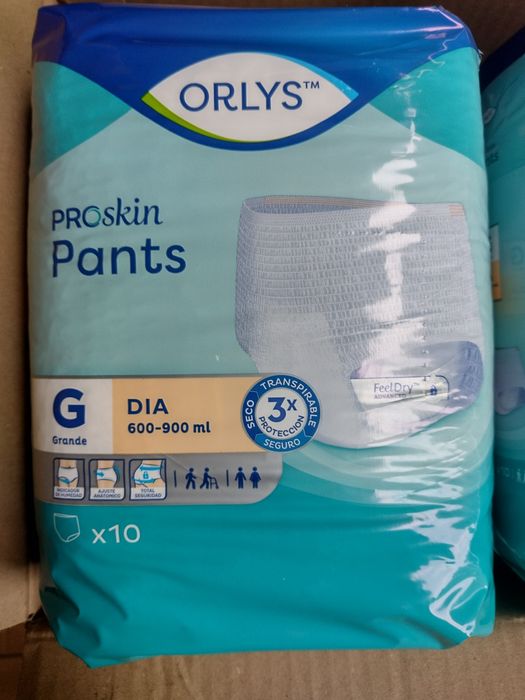 Pieluchomajtki -Pamperersy TENA -Orlys rozmiar L