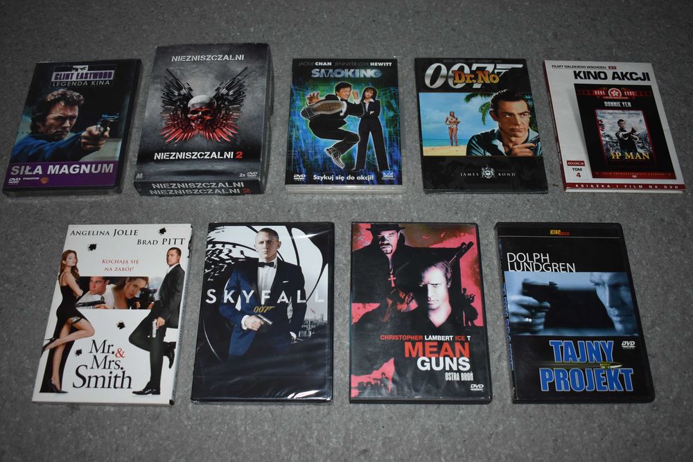 Filmy DVD Blu-Ray Zestaw filmów akcja sensacyjne akcji sensacja 32szt