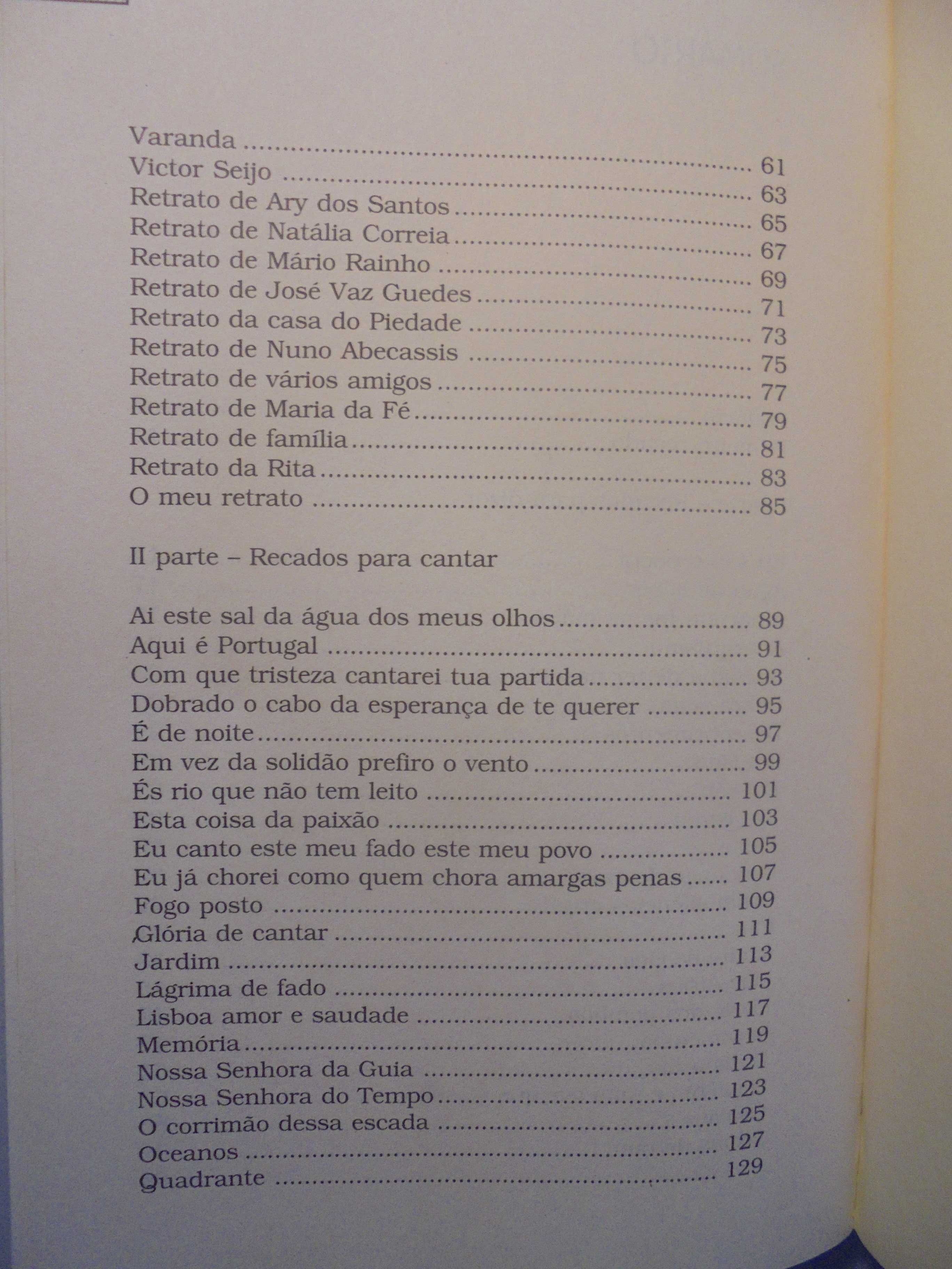 Gordo (José Luís);Recados ao Fado