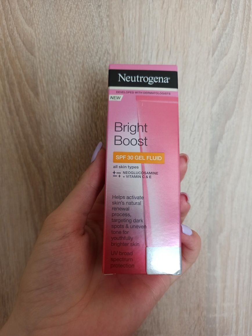 Żelowy krem z filtrem Neutrogena Bright Boost SPF30