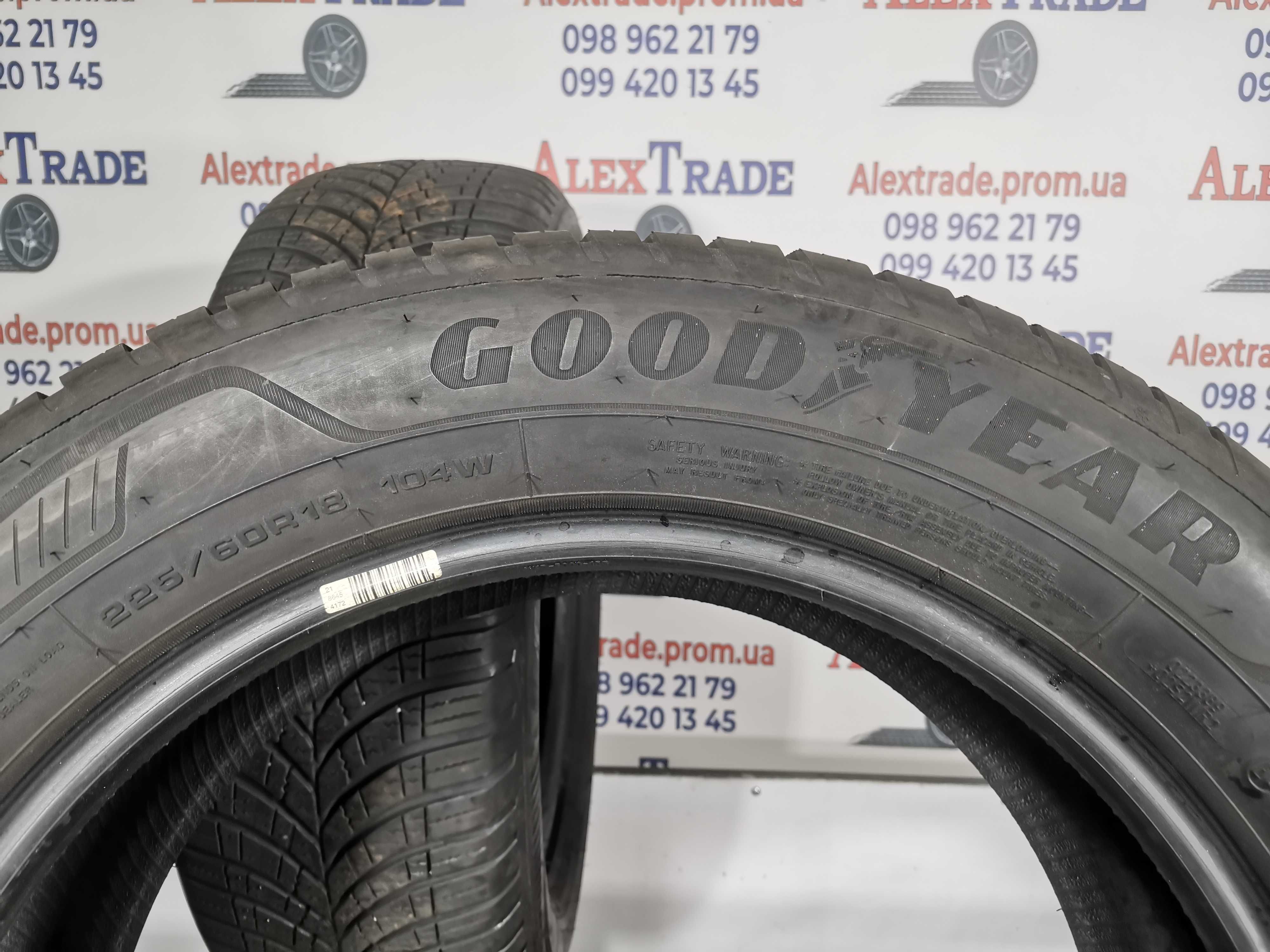 2 шт. 225/60 R18 Goodyear Vector 4Seasons Gen-3 SUV шини б/у