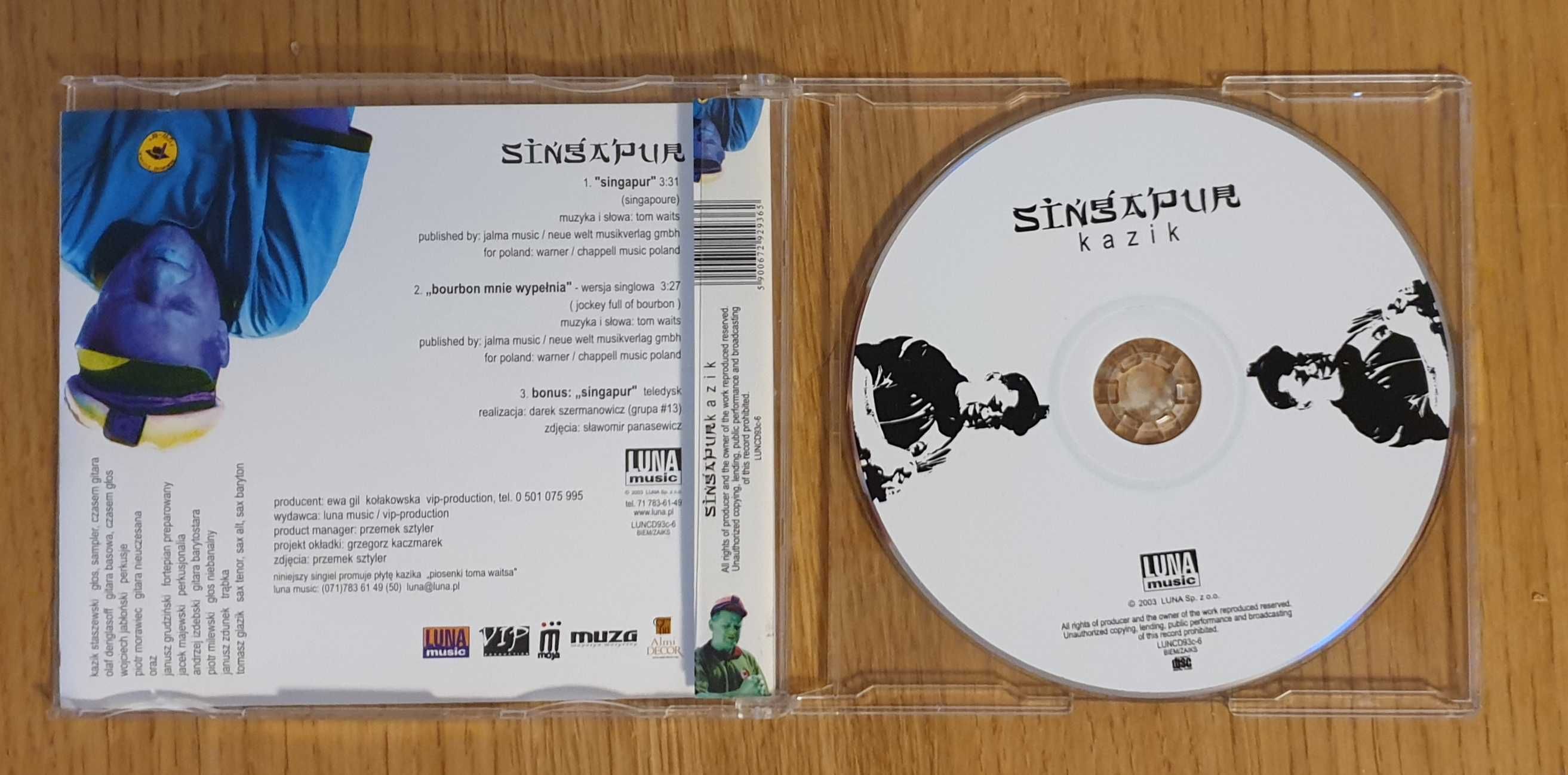 Kazik - singiel Singapur - cd