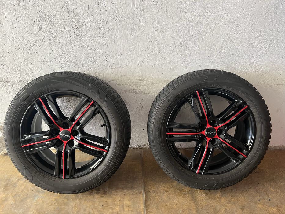 Felgi 18” Ronal R57 4 szt. + opony zimowe 4 szt. + czujniki ciśnienia