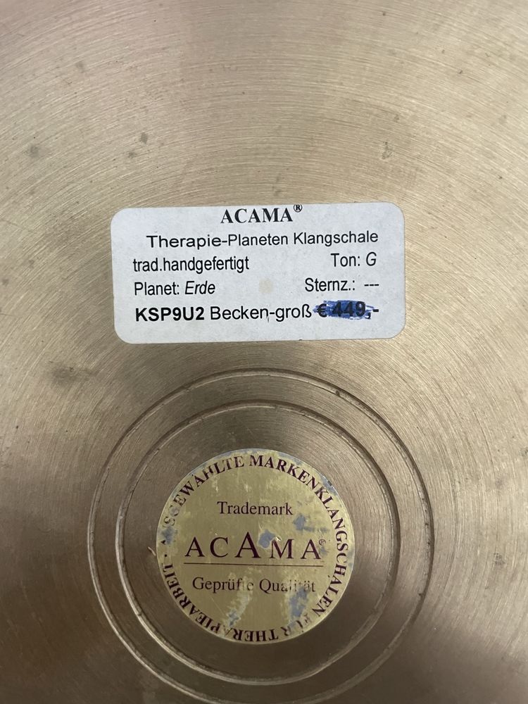 Terapeutyczna misa tybetanska planetarna brzuszna (ziemia) ACAMA