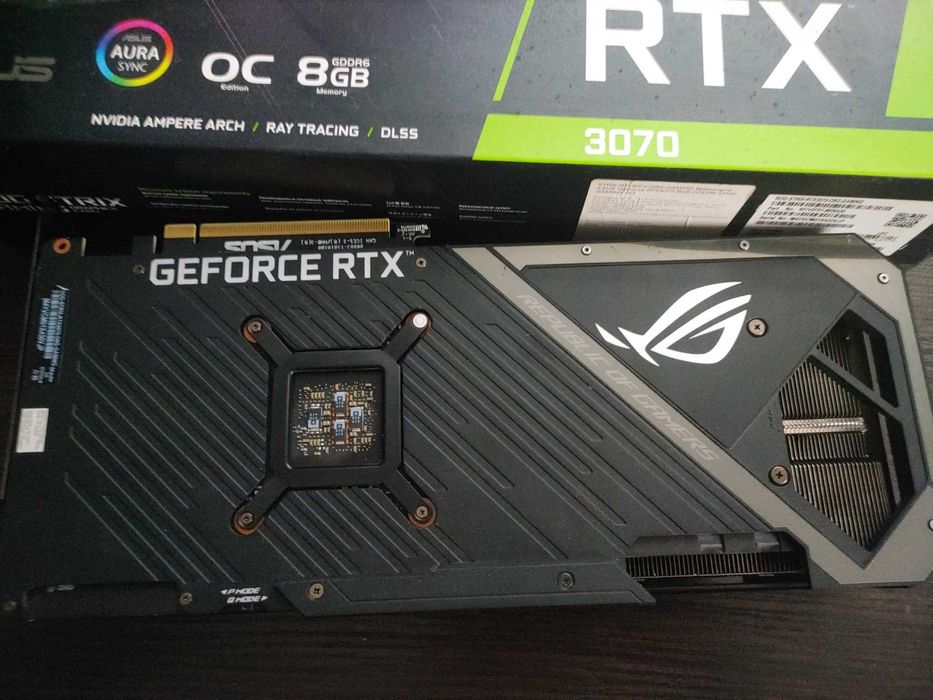Відеокарта Asus PCI-Ex GeForce RTX 3070 ROG Strix Gaming OC 8Gb 256bit