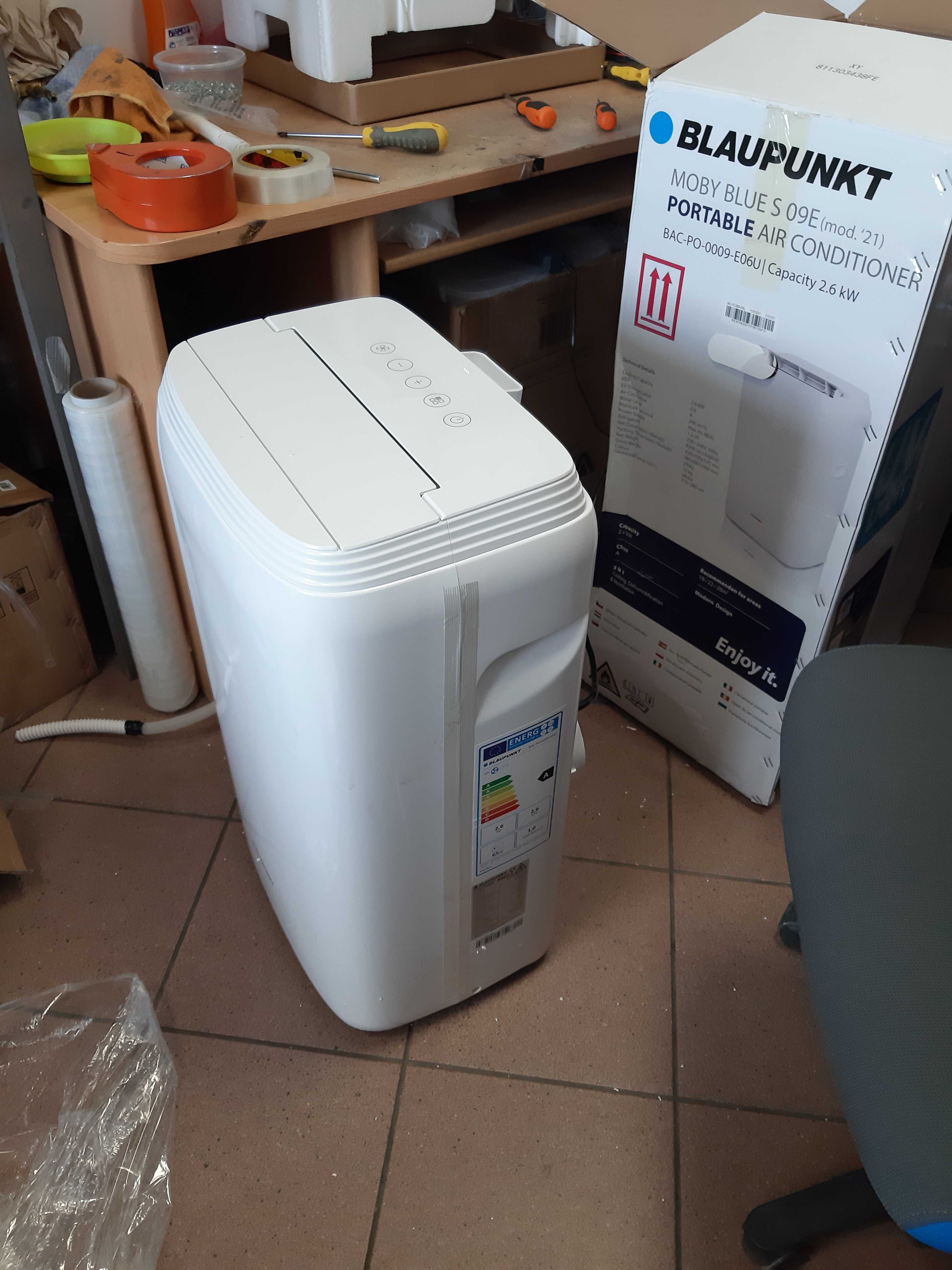 Klimatyzator przenośny Blaupunkt Moby Blue S 09E  2,65kW powystawowy