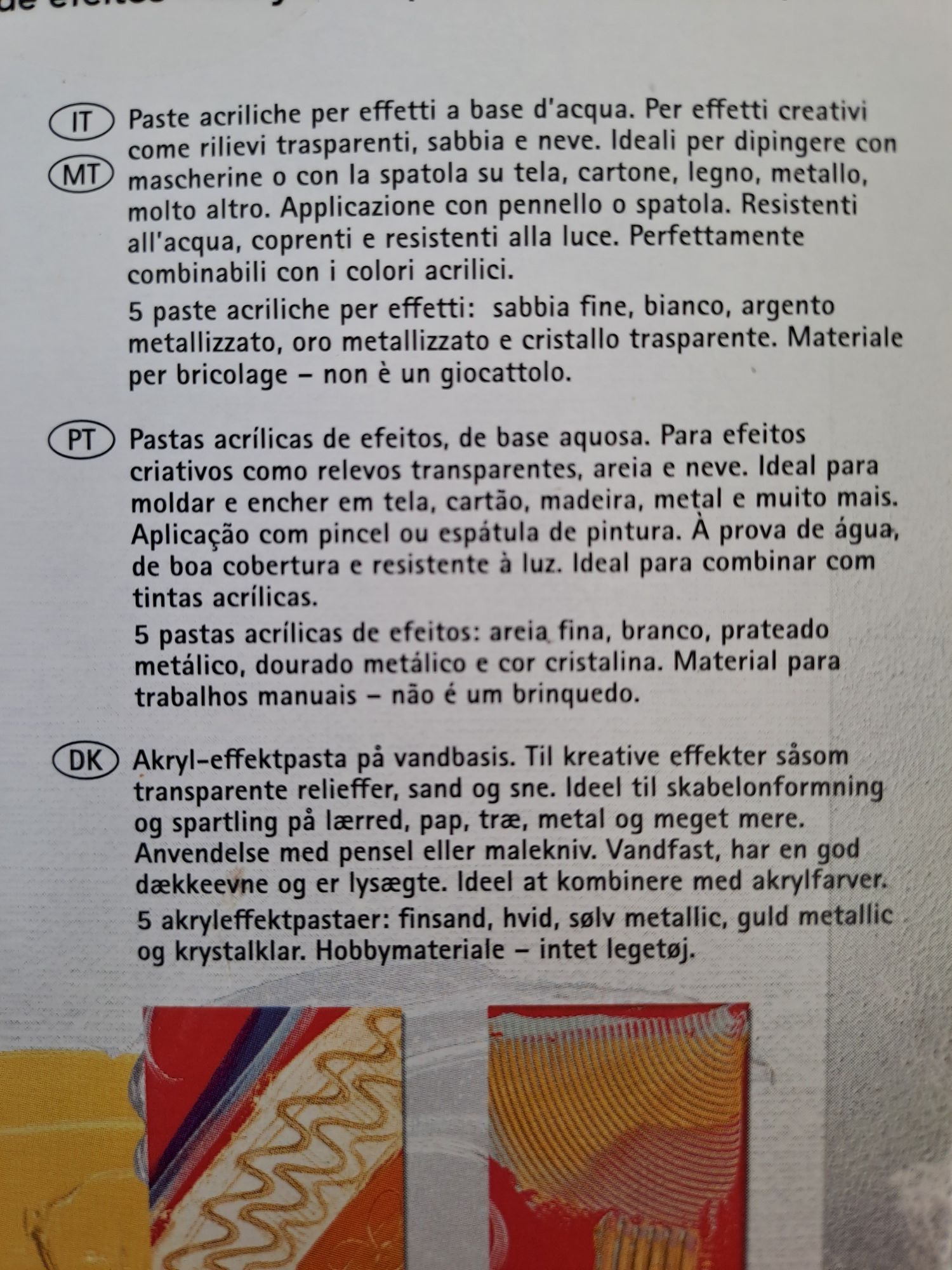 Pasta acrílica para efeitos - Marabu