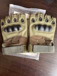 Тактичні рукавички Oakley короткопалі