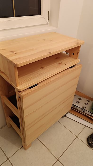 Wyspa/ stół przeośny sosnowy Ikea Resarö