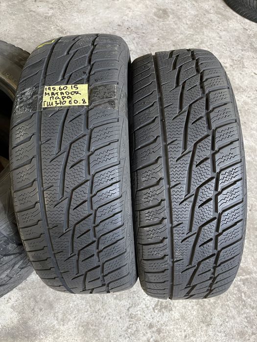 ГШ370 зимові шини пара 195/60 r15 matador резина р15