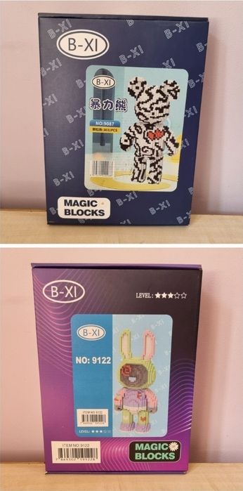 Конструктор,  3Д Ведмідь, 3000 деталі,  Magic block