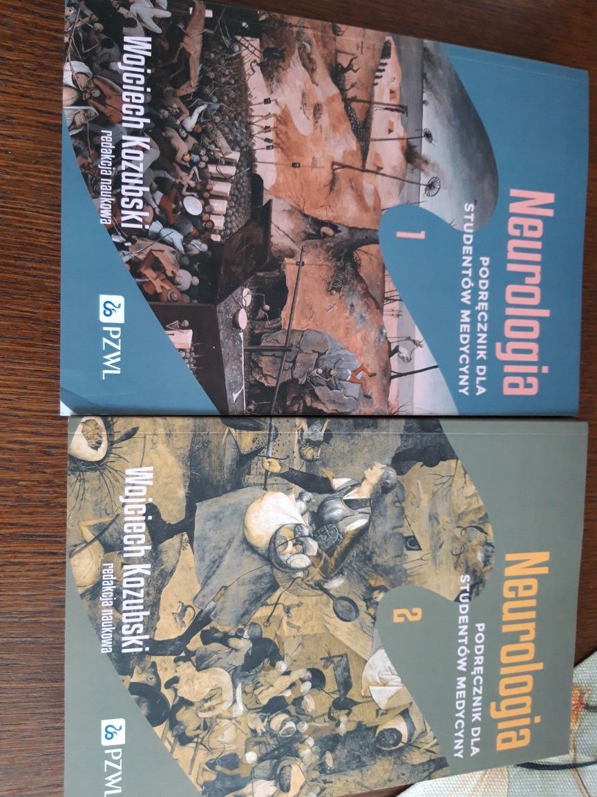 Książki tom 1 i 2  "Neurologia "