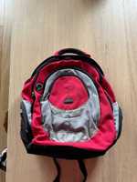 Duży plecak sportowy Samsonite
czerwony szary pojemny A4 do szkoły