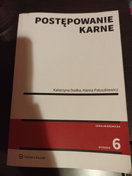 Postępowanie karne wydanie 6 Dudka Paluszkiewicz