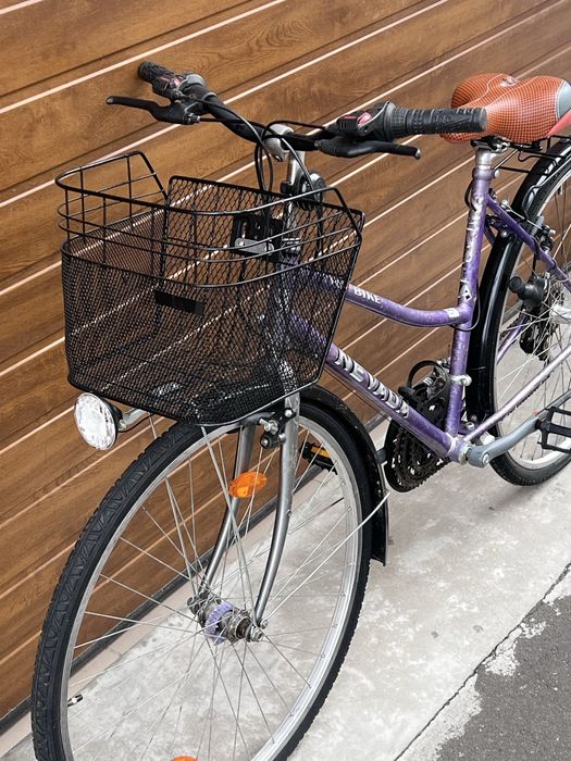 Велосипед жіночий дамка з корзиною