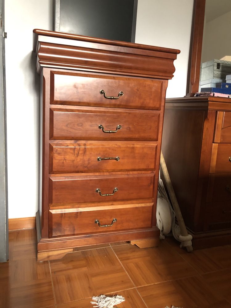 Conjunto Mobilia quarto madeira macica