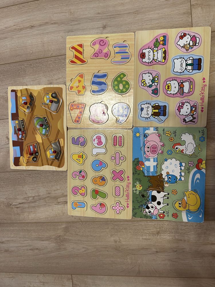 Puzzle drewniane dla malucha