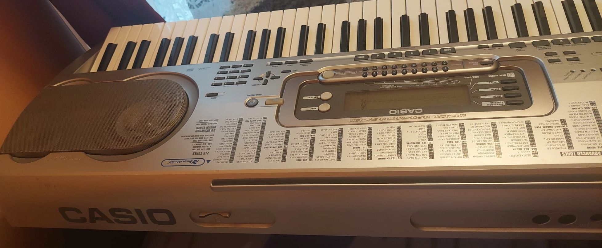 Keyboard Casio WK3500