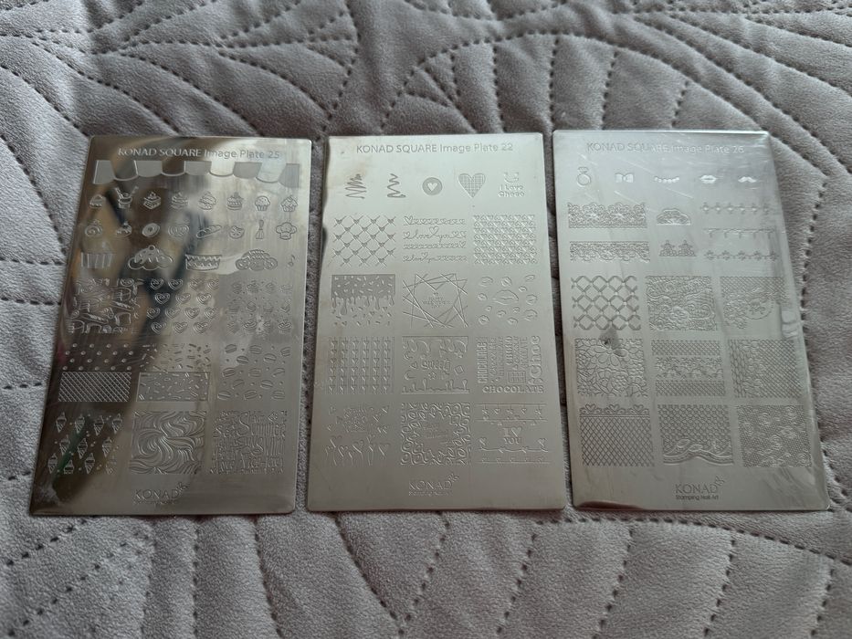 Płytki do stempli Konad nailstamping set 10 szt