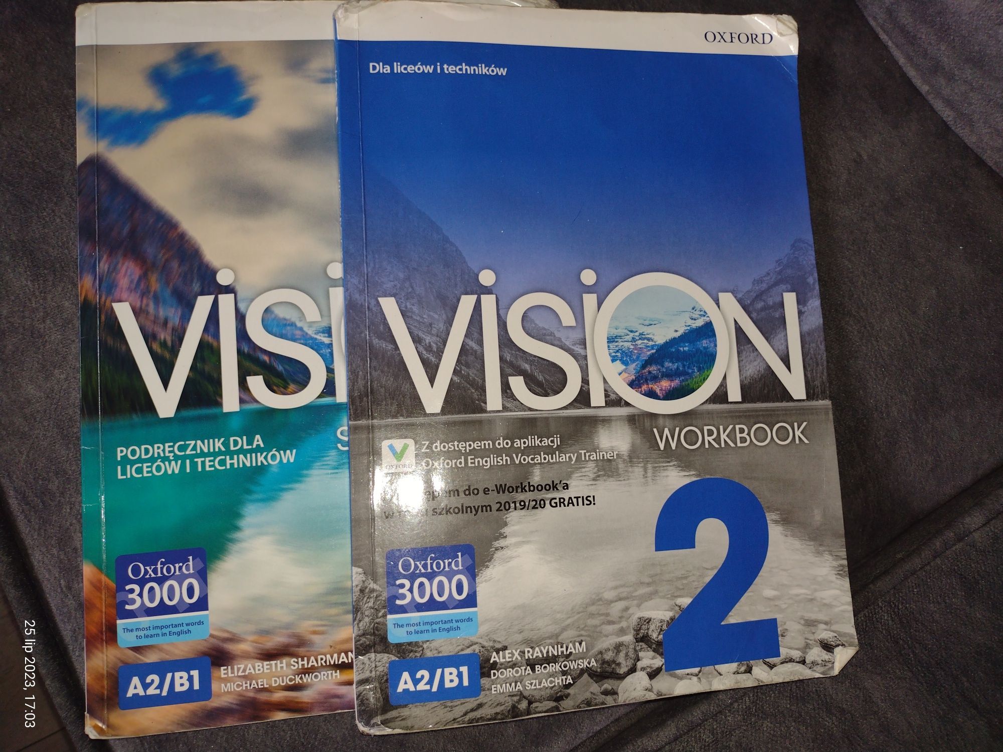 Vision 2 Podręcznik i ćwiczenie do języka angielskiego