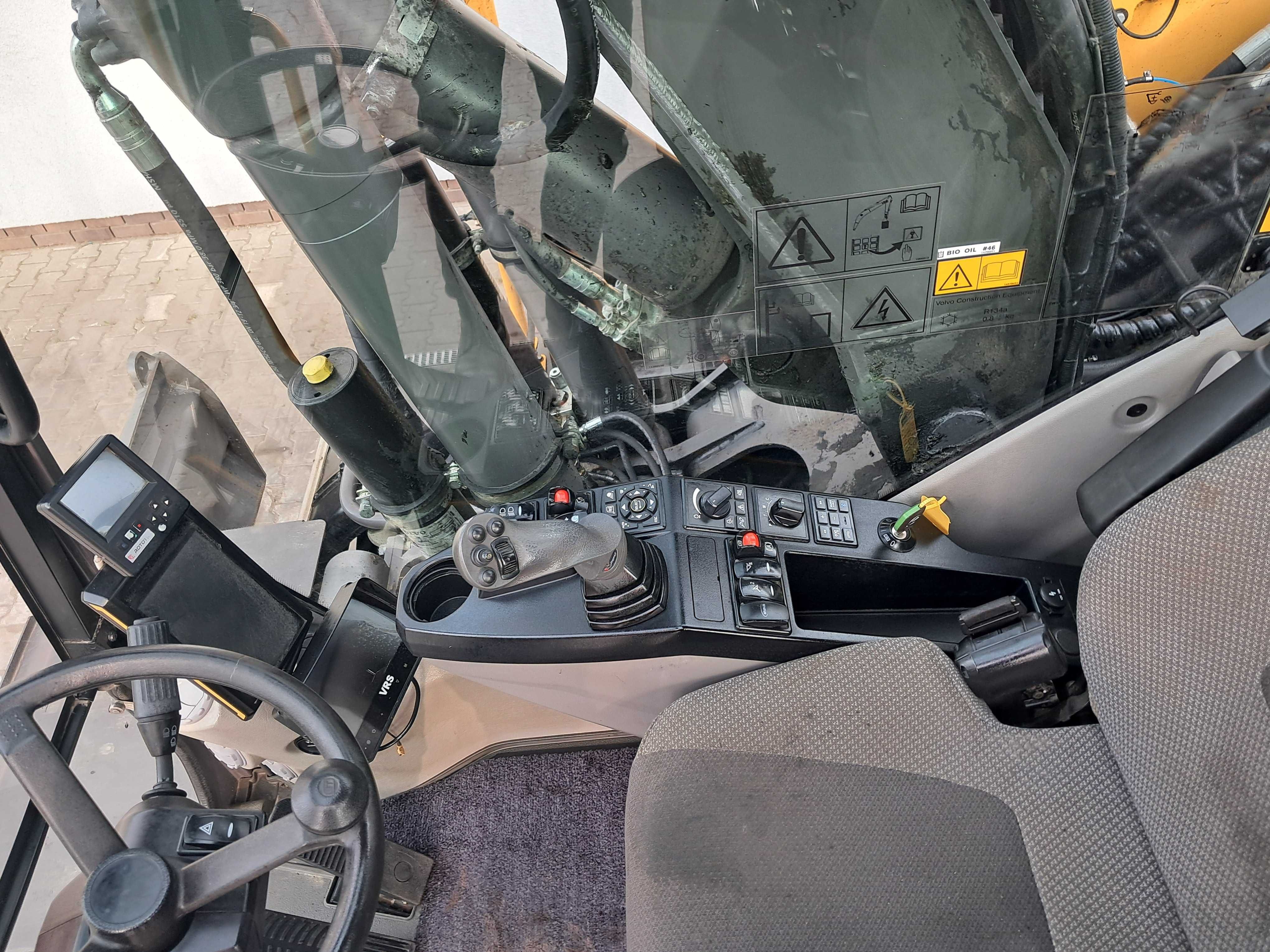 VOLVO EW 160 E ROTOTILT R6 Szczypce Indexator 2016r Oryginał GPS 3D